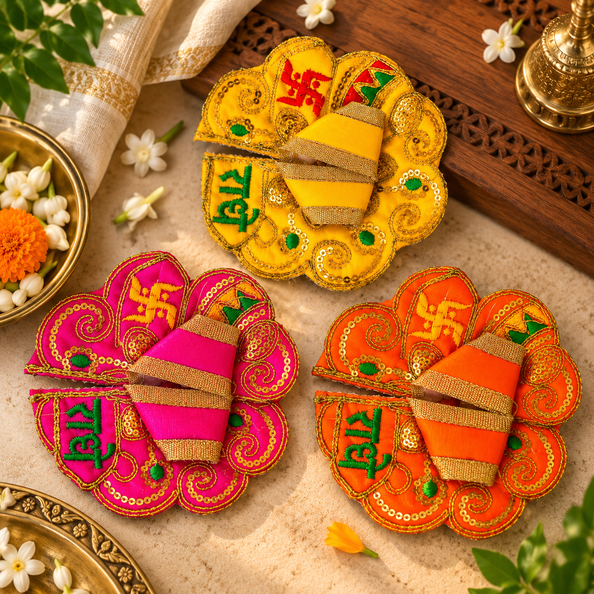 Brindabani Shringar Poshak Combo - Set of 3