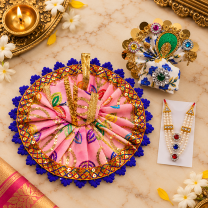 Laddu Gopal Shringar Combo Set