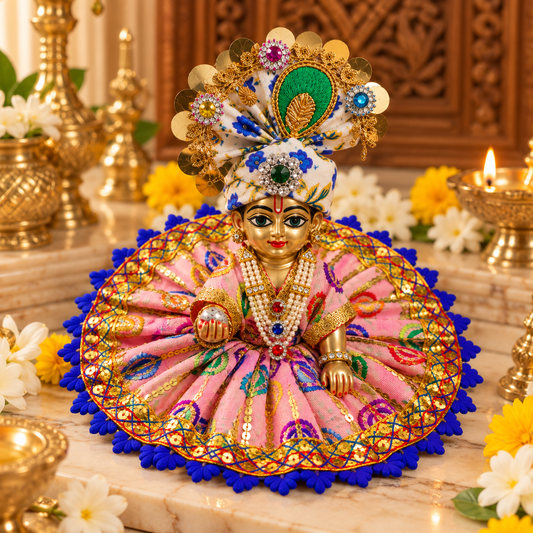 Laddu Gopal Shringar Combo Set