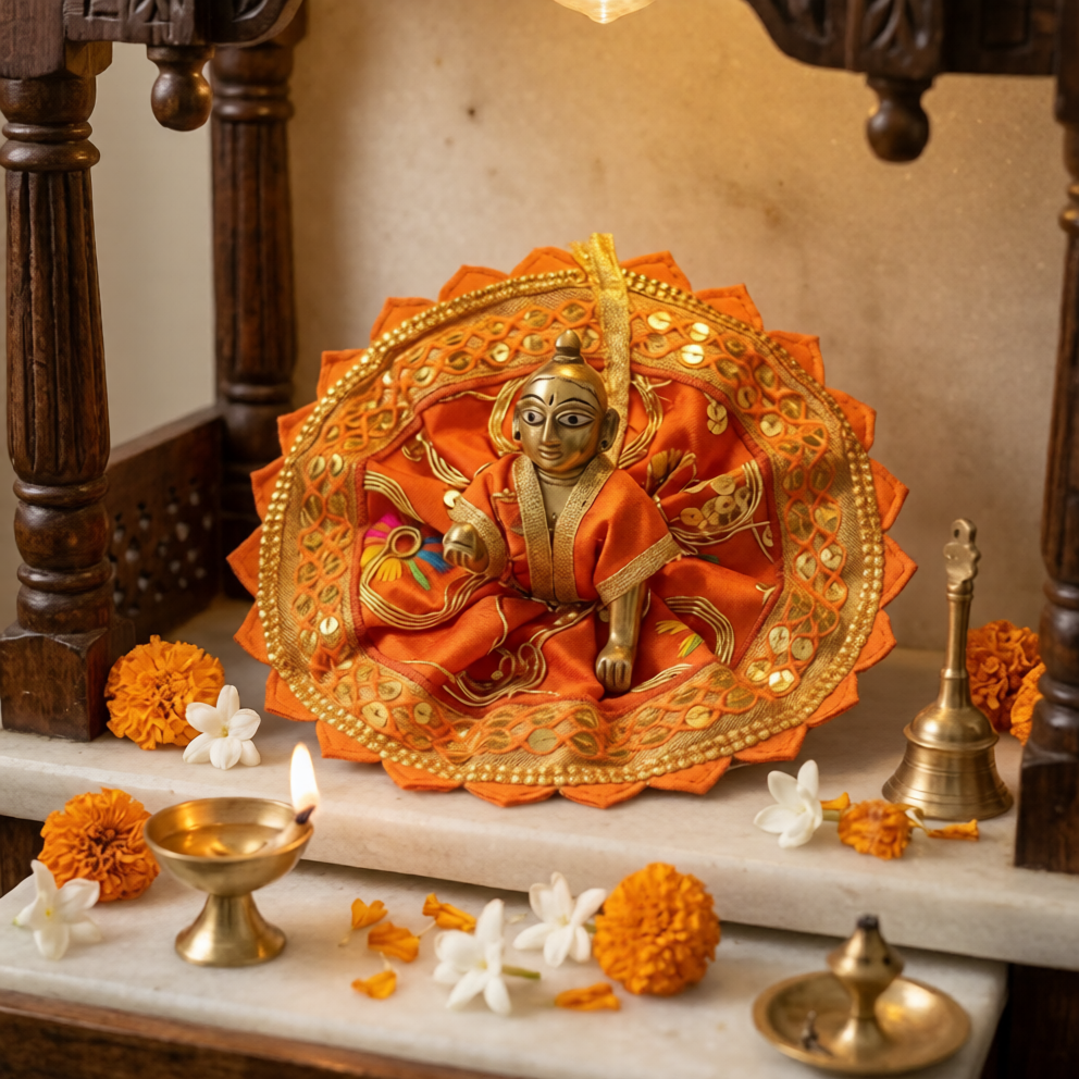 Jardousi Poshak for Laddu Gopal Ji
