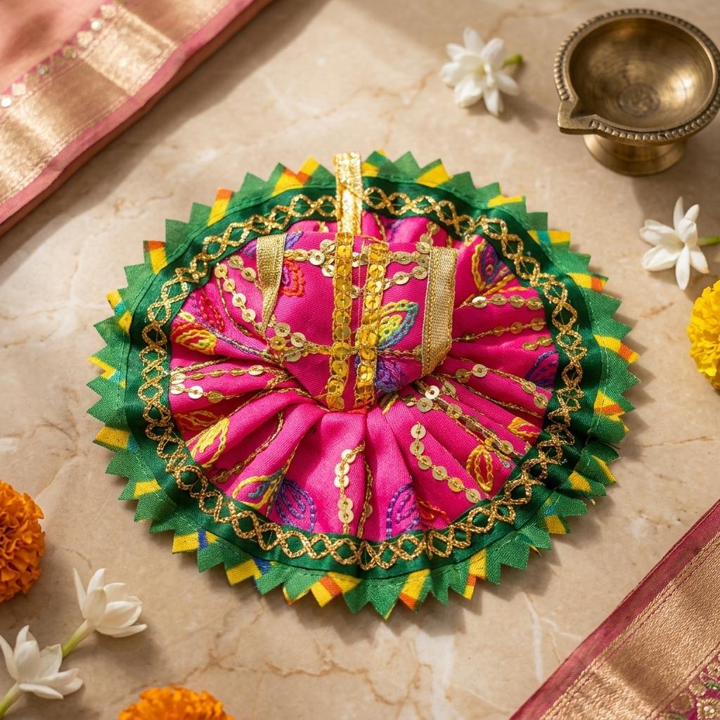 Jardousi Poshak for Laddu Gopal Ji