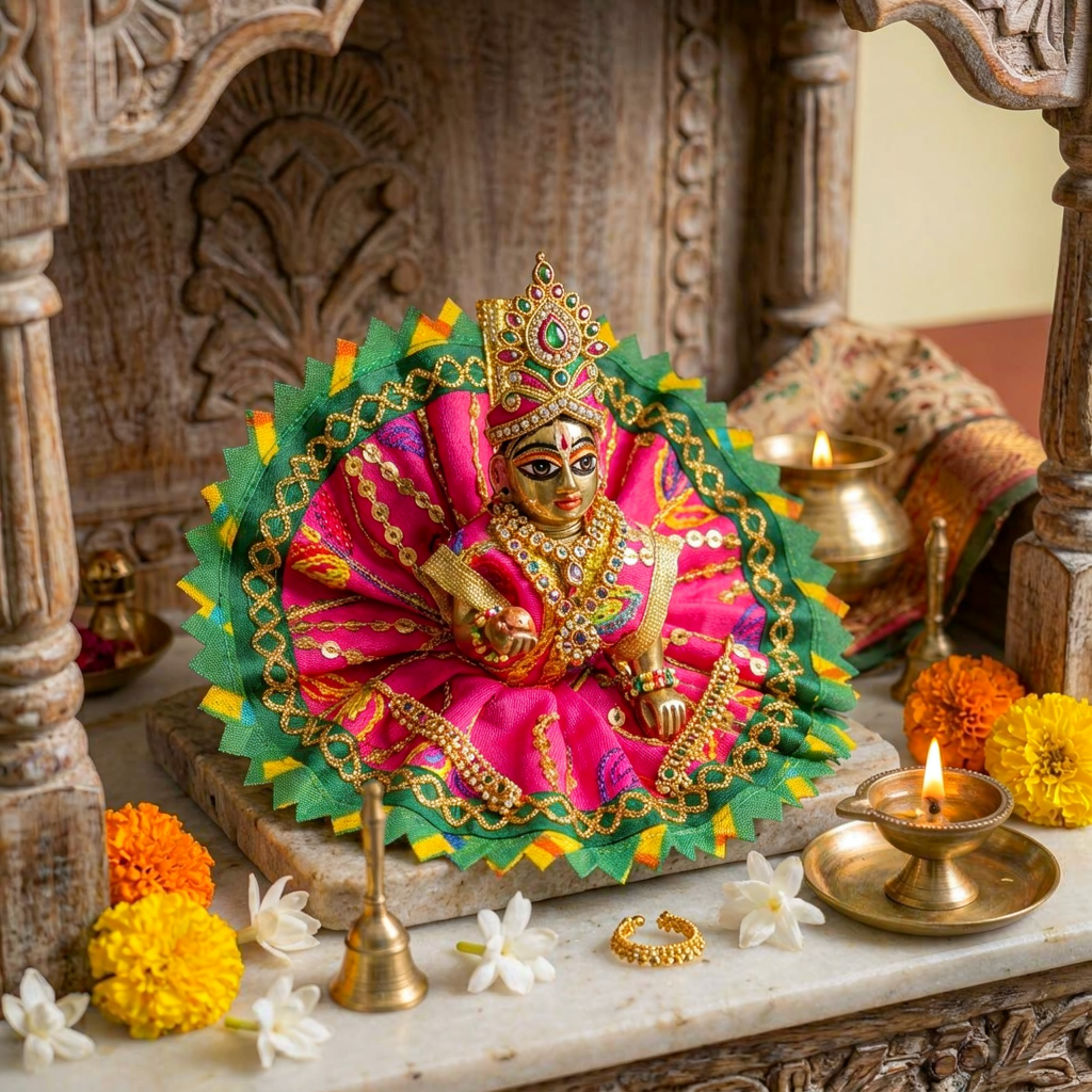 Jardousi Poshak for Laddu Gopal Ji